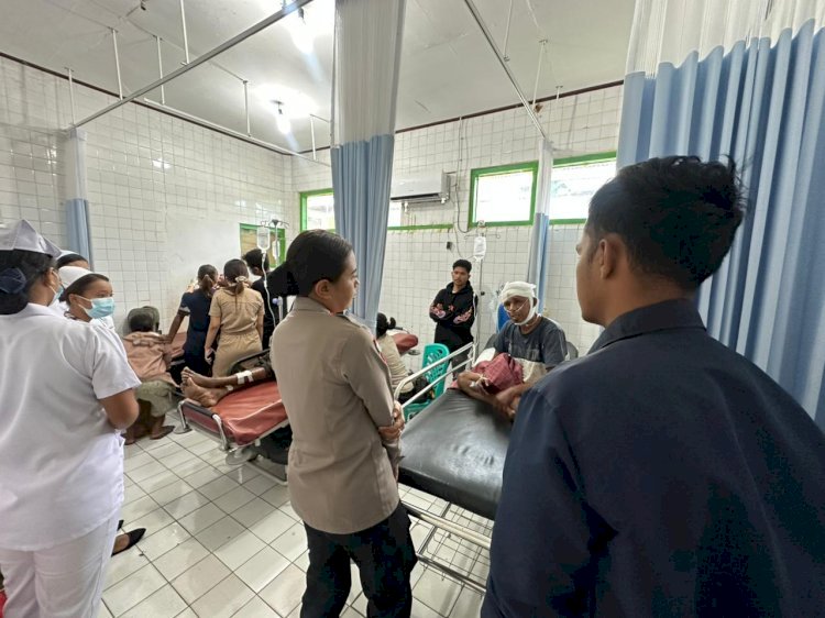Respon Cepat Polres TTU Selamatkan Tiga Korban Dugaan Penganiayaan Massa di Fafinesu