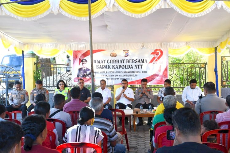 Jumat Curhat Polda NTT di Sikumana, Warga Sampaikan Keluhan Kamtibmas hingga Perlindungan Perempuan dan Anak