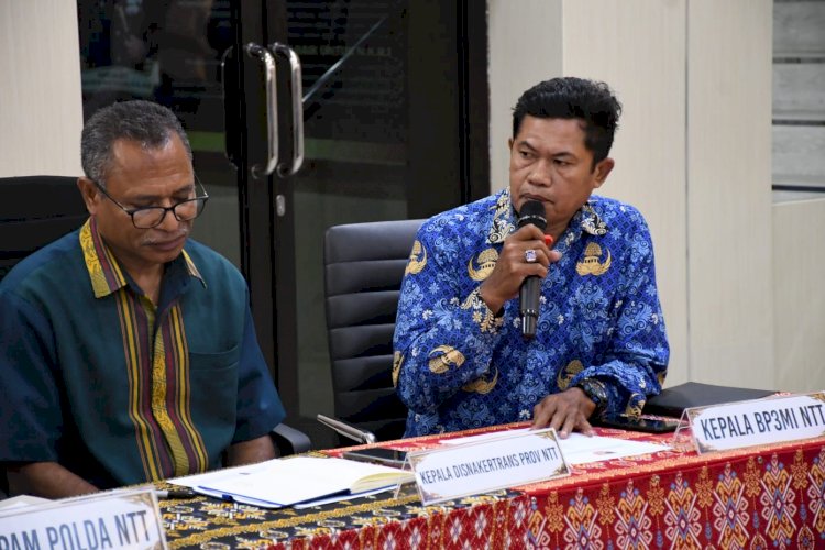 BP3MI dan Disnakertrans NTT Perkuat Sinergi Bersama Polda NTT Wujudkan Zero TPPO
