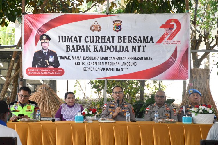 Dengar Langsung Aspirasi Warga Fatukoa, Polda NTT Siap Tingkatkan Keamanan dan Layanan Publik