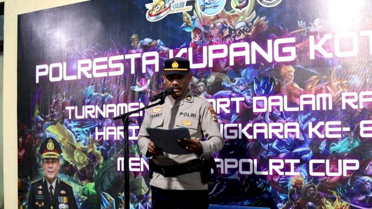 Sambut Hari Bhayangkara ke-80, Turnamen E-Sport Polresta Kupang Kota Cup Resmi Bergulir, 26 Tim Bertarung Perebutkan Gelar Juara
