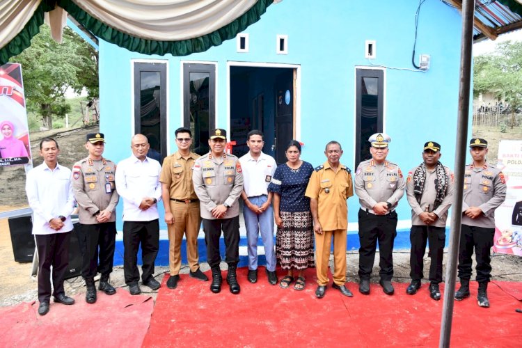 Kapolda NTT Tebar Kepedulian di Takari, Rumah Harapan Jadi Kado HUT ke-80 Bhayangkara untuk Warga