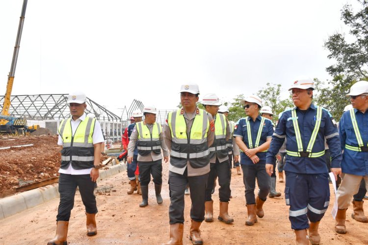 Kapolda NTT Tinjau Proyek Strategis Nasional SMA Unggul Garuda di TTS, Pastikan Pembangunan Berjalan Sesuai Target