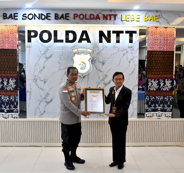 Polda NTT Torehkan Rekor MURI Dunia, Pelopor Terapi Kesehatan Mental bagi Anggota dan Masyarakat