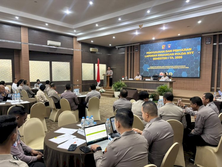 Bidkeu Polda NTT Gelar Rekonsiliasi Penyusunan Laporan Keuangan Semester I TA 2026, Perkuat Komitmen Pertahankan Opini WTP
