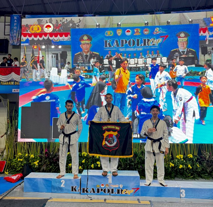 Tim Taekwondo Polda NTT Tambah Dua Medali Emas, Tutup Kejuaraan dengan Tiga Medali