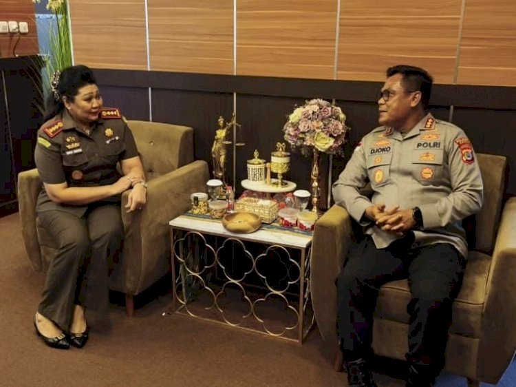 Perkuat Sinergitas Penegakan Hukum, Kapolresta Kupang Kota Jalin Silaturahmi dengan Kajari Kelas I A Kota Kupang