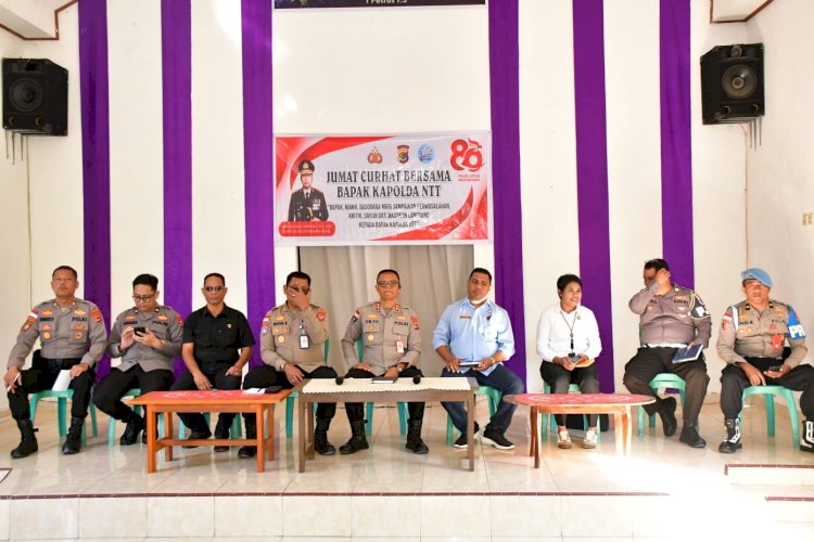 Polda NTT Ajak Masyarakat Aktif Jaga Kamtibmas Lewat Forum Jumat Curhat