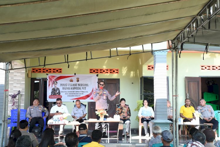 Jumat Curhat Polda NTT Jadi Wadah Aspirasi Warga Oebobo, Beragam Persoalan Kamtibmas Dibahas Bersama