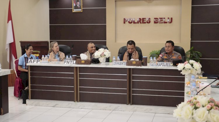 Perkuat Sinergitas Tangani Kejahatan Transnasional, Divhubinter Polri Gelar Trilateral Meeting Bersama AFP dan PNTL di Belu