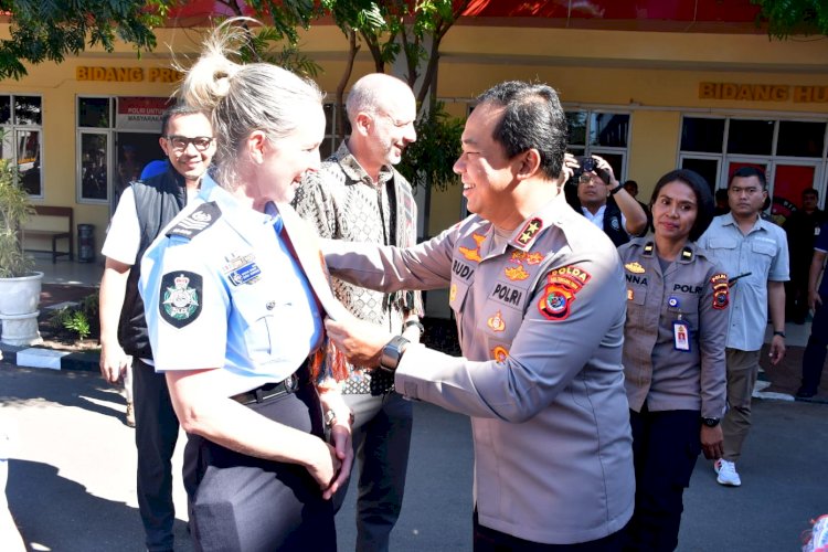 Kapolda NTT Terima Delegasi Trilateral Meeting Polri, AFP, dan PNTL, Perkuat Sinergi Pengamanan Perbatasan