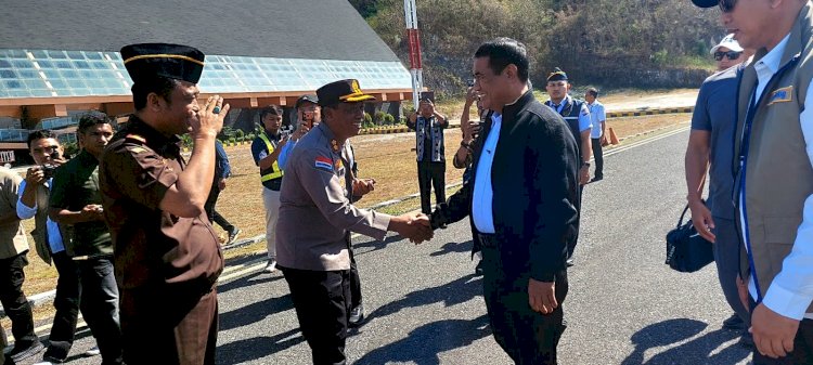 Kawal Kunjungan Mentan RI di Alor, Polres Pastikan Bantuan dan Agenda Pertanian Berjalan Aman