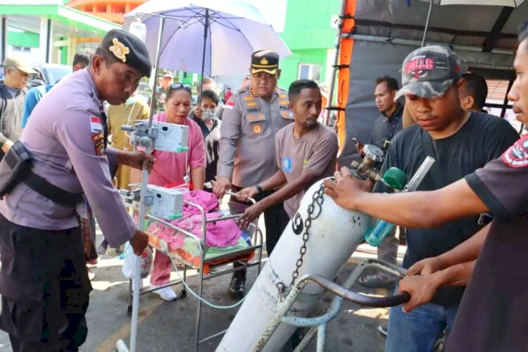 Gempa Guncang Ende, Polres Dirikan Tenda Darurat dan Siagakan 150 Personel