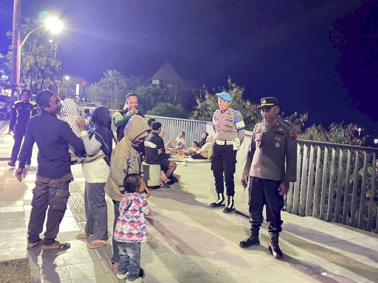 Polres Manggarai Barat Tingkatkan Patroli Pascagempa, Polisi Imbau Warga Waspadai Gempa Susulan dan Potensi Tsunami