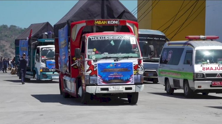 Bantuan Kemanusiaan Polda Jateng Tiba di Labuan Bajo, Polri Perkuat Penanganan Gempa Flores