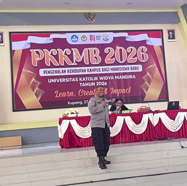 Polda NTT Dorong Mahasiswa Unwira Jadi Generasi Muda Bebas Narkoba, Anti Bullying dan Berwawasan Kebangsaan