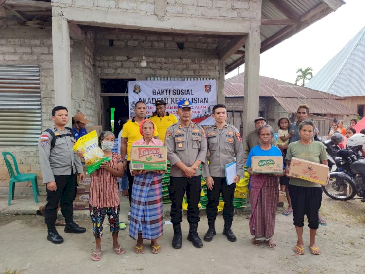 Dari Akpol untuk Flores, Dua Ton Beras dan Logistik Dikirim untuk Warga Terdampak Gempa di Manggarai Barat