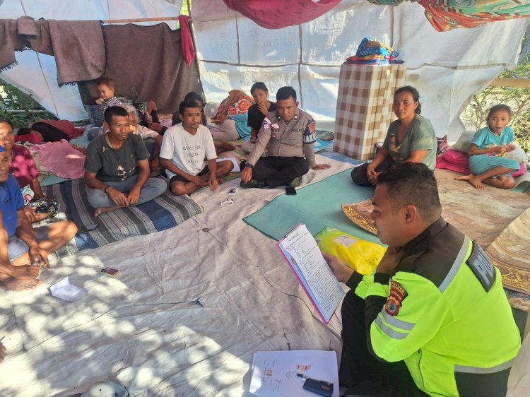 Polisi Mediasi Kecelakaan Lalu Lintas Libatkan Anggota Polri di Manggarai, Berakhir Damai Kekeluargaan