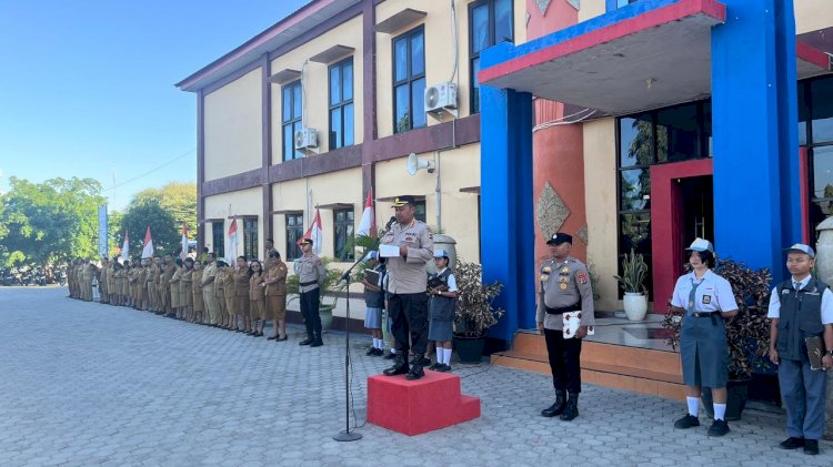 Polisi Hadir di Sekolah, Polda NTT Tanamkan Disiplin, Anti-Bullying dan Cerdas Bermedia Sosial
