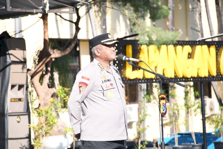Pimpin Apel Pagi, Karo Ops Polda NTT Pamit Setelah 1 Tahun 1 Bulan Bertugas di NTT