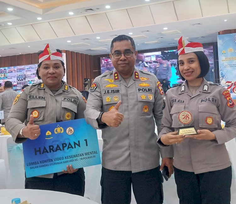 Polwan Polda NTT Ukir Prestasi Nasional, Raih Juara Harapan 1 Lomba Konten Video Kesehatan Mental