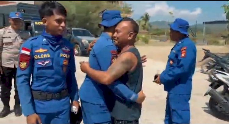 Usai Tuntaskan Operasi Aman Nusa II di Reo Manggarai, Personel Polairud Polda NTT Kembali ke Kupang