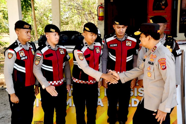 Kapolda NTT Tinjau Pos Shelter Penfui, Cek Kesiapsiagaan Personel Samapta