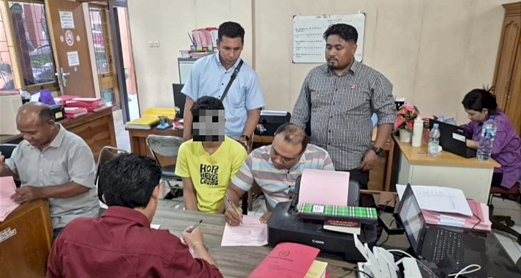 Penanganan Perkara Tuntas, Polsek Maulafa Serahkan Tersangka Pencurian ke Kejaksaan