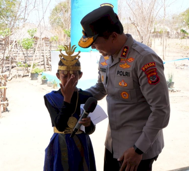 Suara Hati Anak Desa Benu: Terima Kasih Pak Kapolda NTT, Sumur Bor Ini Adalah Kehidupan Bagi Kami
