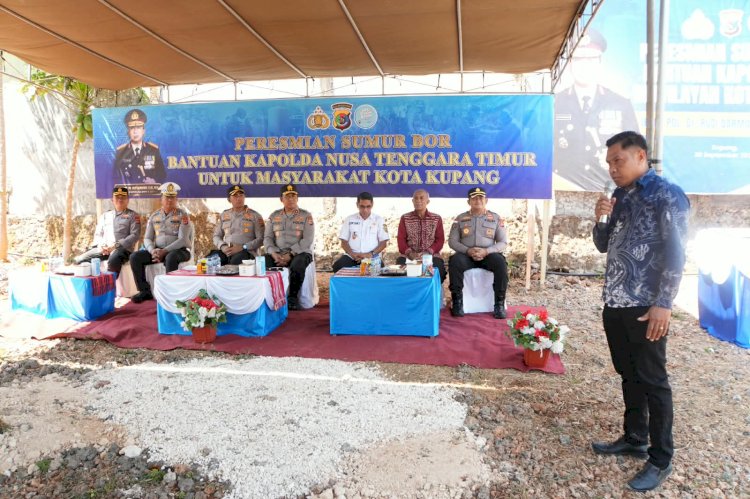 Warga Kelurahan Belo Rasakan Manfaat Nyata Sumur Bor Bantuan Polda NTT, Pengeluaran Bulanan Air Bersih Anjlok Signifikan