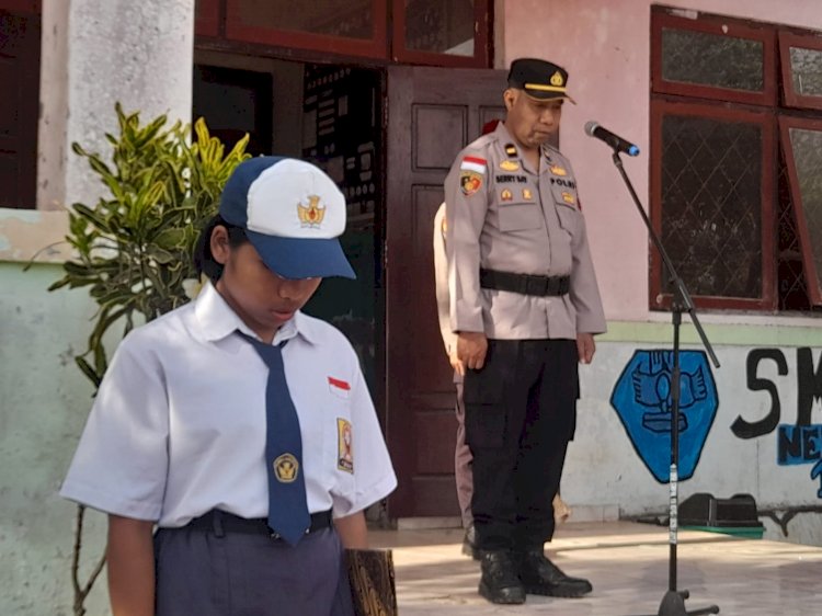 Polda NTT Hadir di SMPN 18 Kupang, Bekali Pelajar Jauhi Bullying dan Pergaulan Negatif
