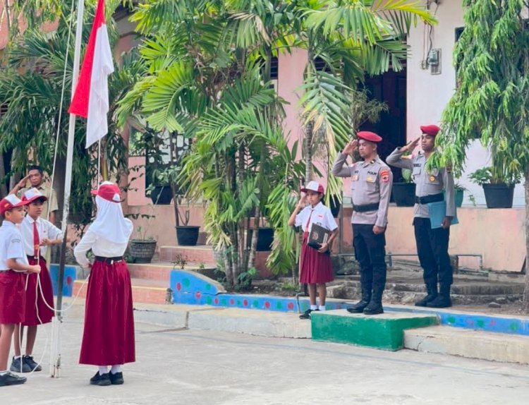 Polda NTT Dekat dengan Anak, Polisi Bekali Siswa SD Inpres Perumnas 2 Kupang Cara Jaga Diri