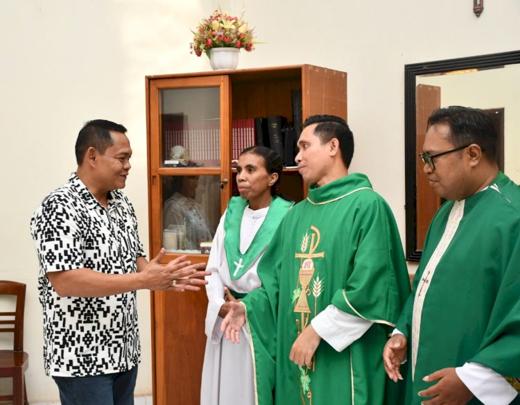 Dukung Program Quick Wins Kapolri 2026, Polda NTT Gelar Minggu Kasih Melalui Kegiatan Ibadah Bersama di Gereja Santa Maria Asumta