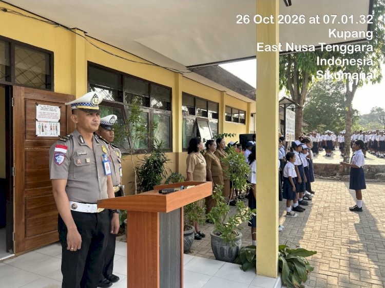 Bangun Generasi Muda Berkarakter, Polda NTT Sampaikan Pesan Anti-Bullying dan Tertib Berlalu Lintas