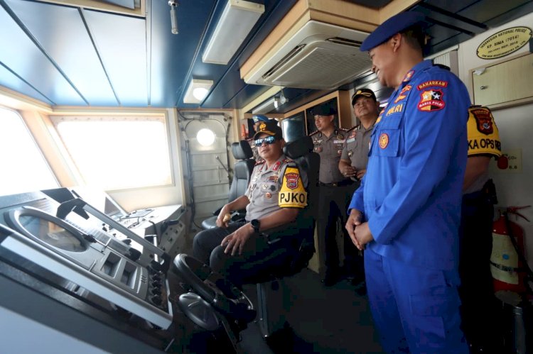 Kapolda NTT Tinjau Kapal Polisi di Labuan Bajo, Beri Perhatian kepada Personel Polairud