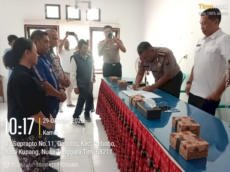 Polda NTT Bersama BNNP dan Pemerintah Kota Kupang Perkuat Kampung Bebas Narkoba di Kecamatan Oebobo