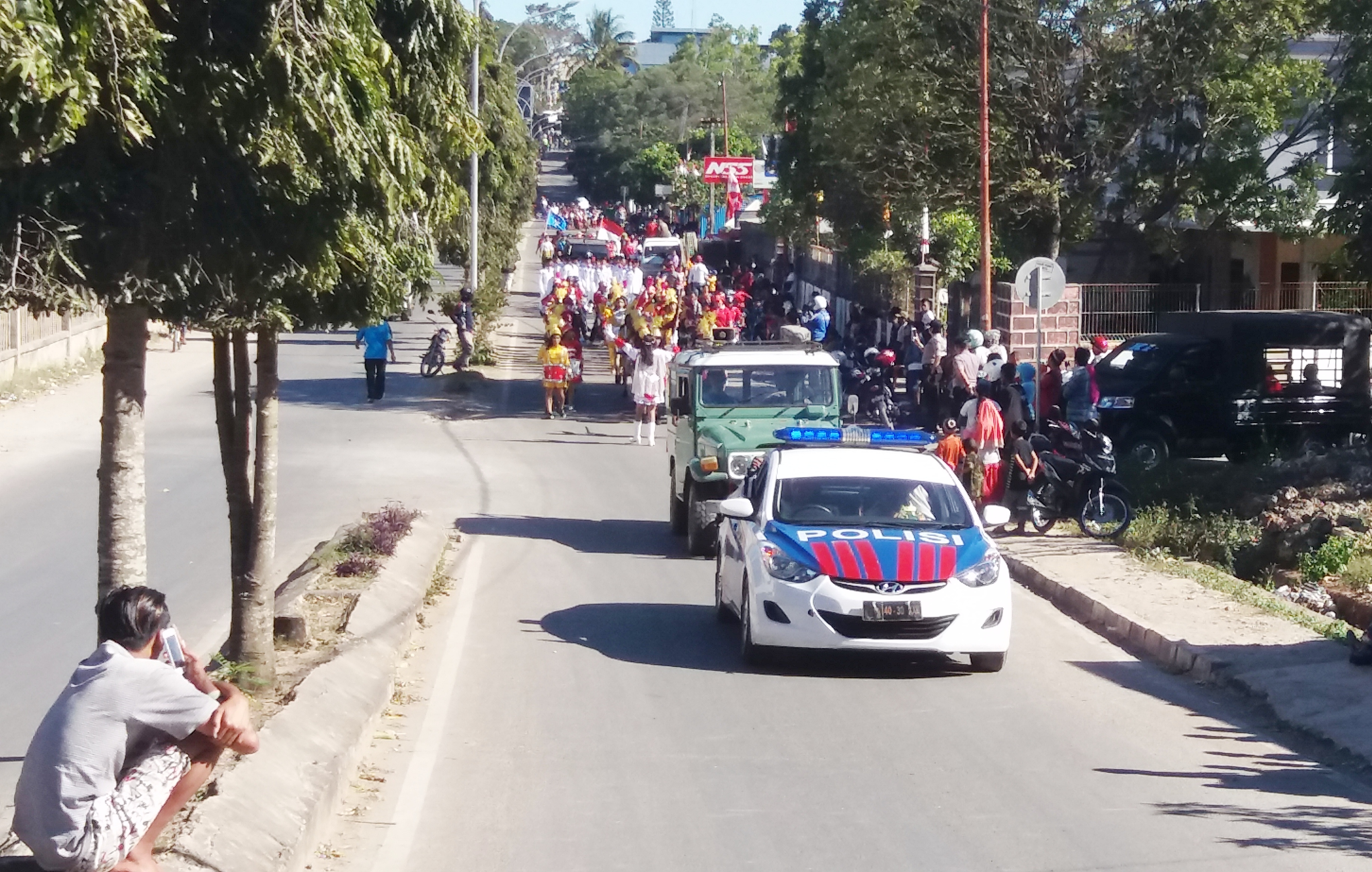 Polres TTS turunkan kekuatan penuh pengawalan dan pengamanan karnaval Kabupaten TTS