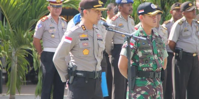 Ratusan Personil Polres Belu, Brimob dan TNI Siaga Penuh di PLBN Motaain
