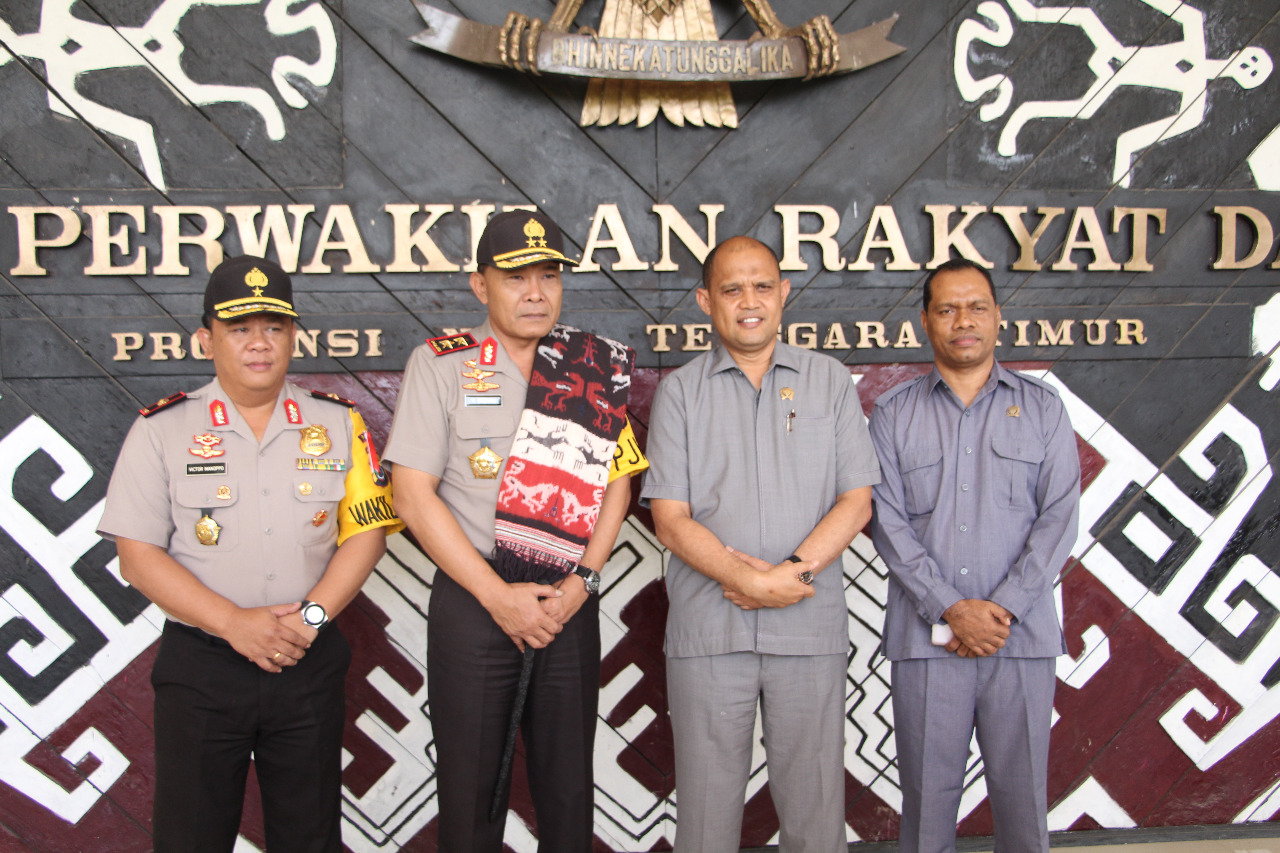 Silaturahmi Kapolda NTT ke Ketua DPRD Provinsi Nusa Tenggara Timur 