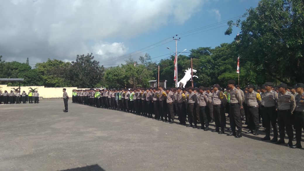 205 Personil Polda NTT Back Up Polres Kupang Kota