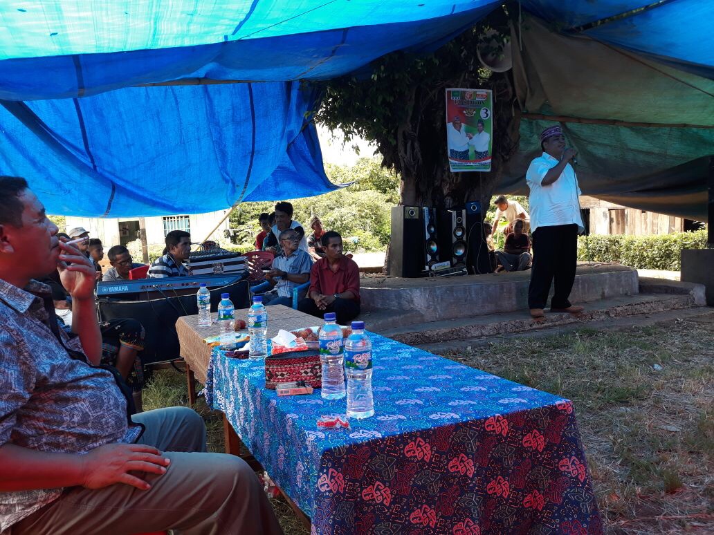 Kapolsek Kota Kumba Pimpin Pengamanan Kampanye Terbuka di Kampung Metuk