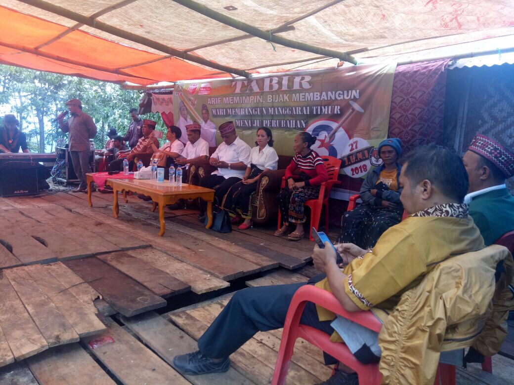 Kapolsubsektor Mano Pimpin Pengamanan Kegiatan Kampanye Paslon Bupati
