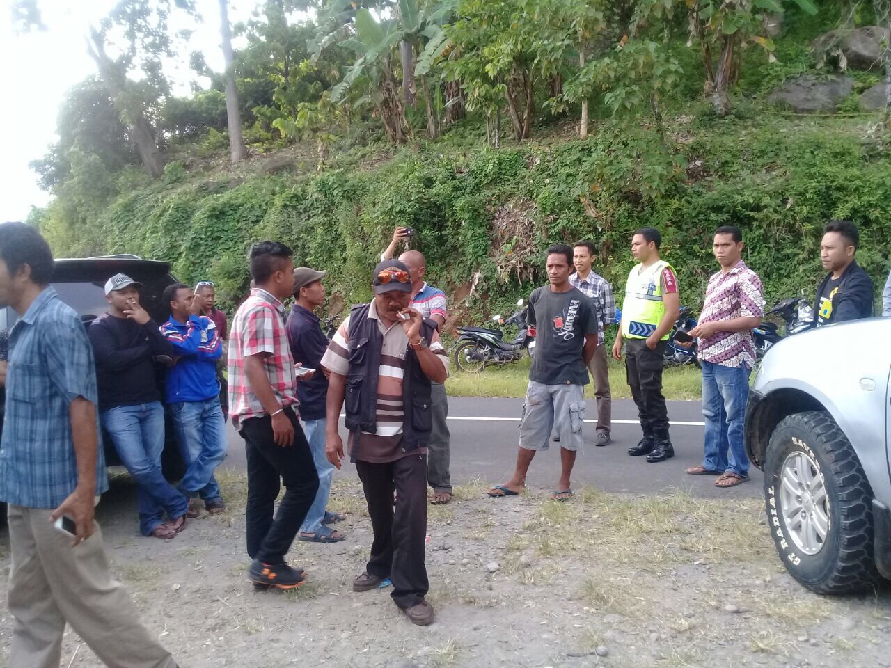 Pengamanan Kampanye Paslon Bupati Paket Aset di Kampung Ranameti