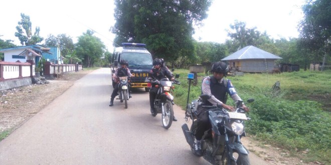 Aksi Patroli Tim Gabungan di Wilayah Hukum Polsek Kodi Bangedo