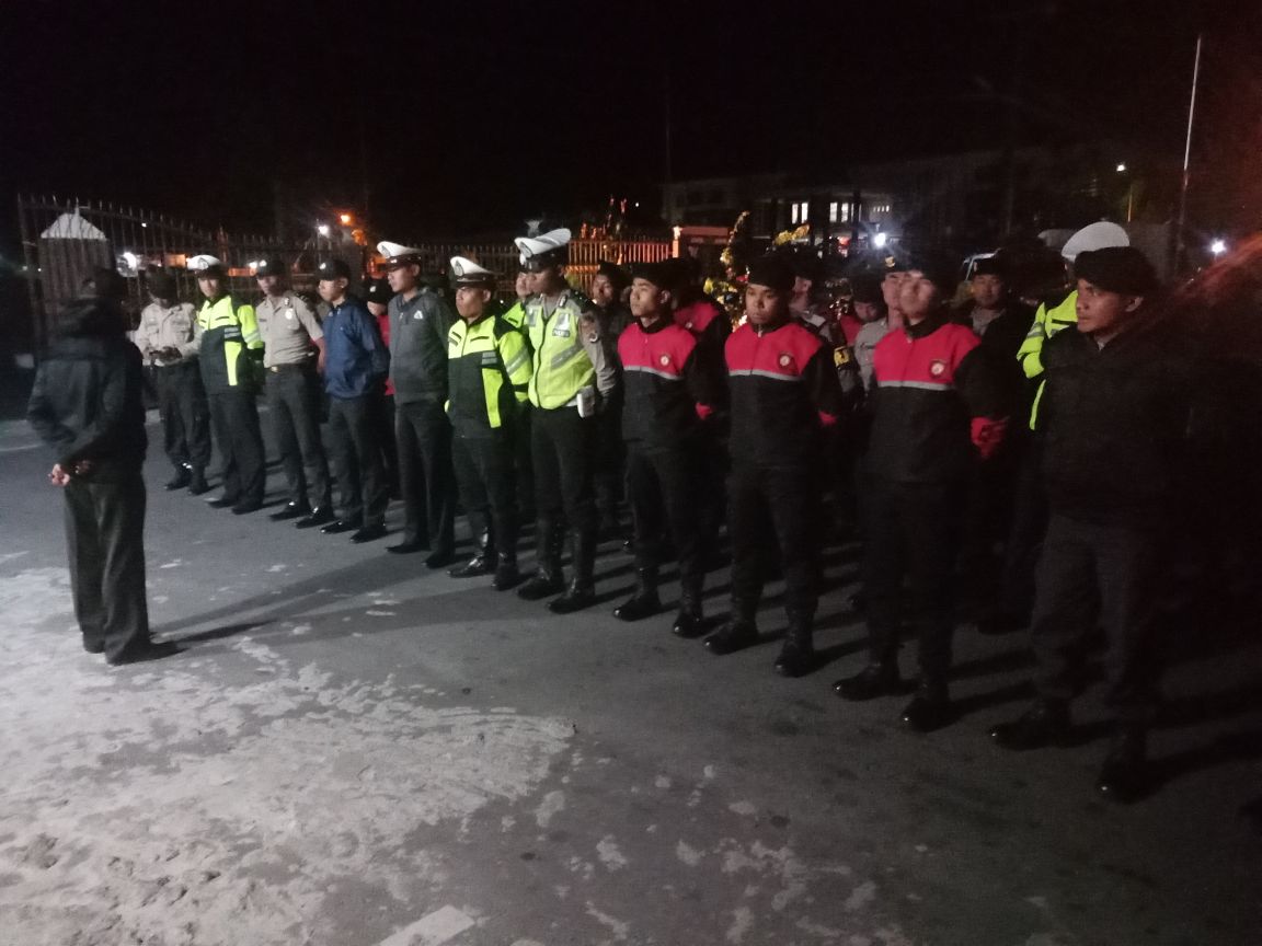 Antisipasi Situasi Kamtibmas Personil Polres Manggarai Patroli Diseputaran Kota Ruteng