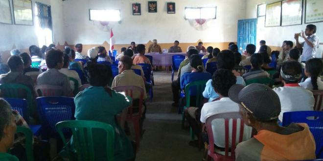 Kapolsek Katikutana melaksanakan tatap muka bersama warga Desa Oemanu