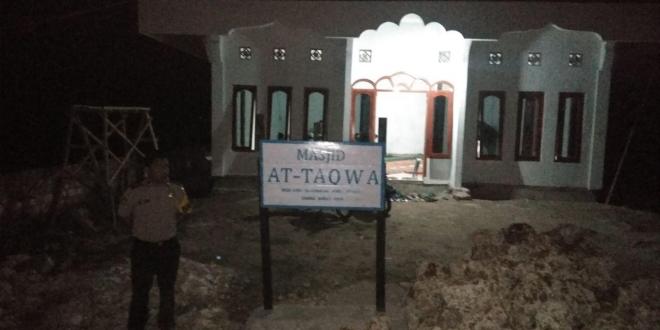 Pengamanan Sholat Tarawih di Masjid At Taqwa