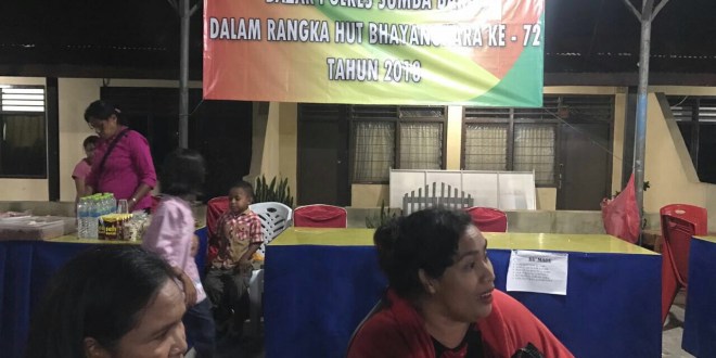 Bazar & Pasar Murah Sembako Sambut HUT Bhayangkara ke 72 Tahun 2018