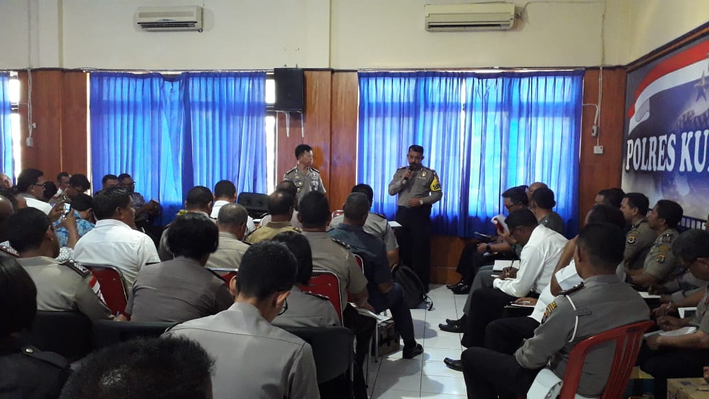 Supervisi Tim Itwasum Polri di Mapolres Kupang