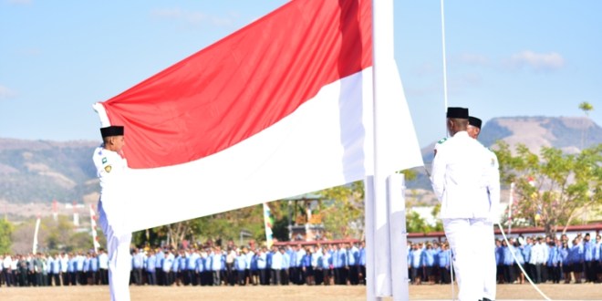 Upacara Peringatan Hari Kemerdekaan Republik Indonesia ke-73 di Kabupaten Sumba Timur